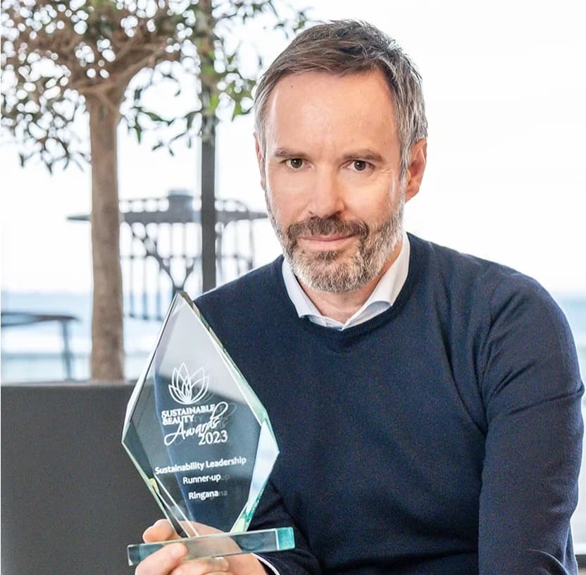 Reconocimiento Sustainable Beauty Awards 2023 a RINGANA